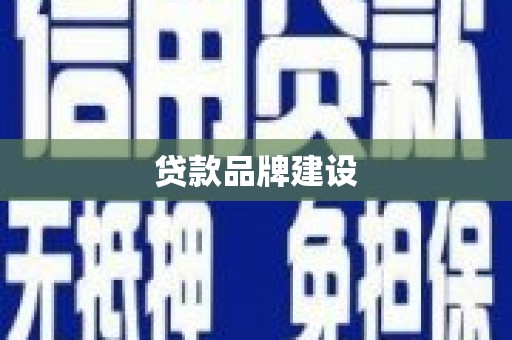 金牛贷款品牌建设
