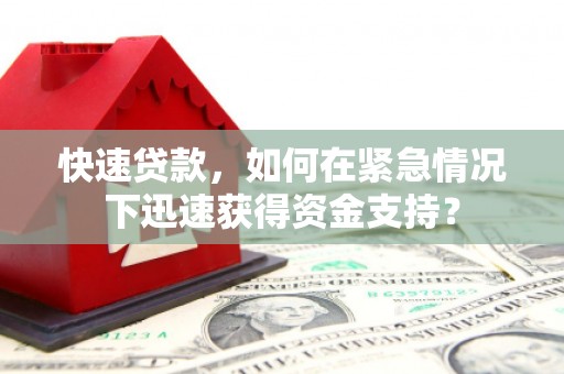金牛快速贷款，如何在紧急情况下迅速获得资金支持？