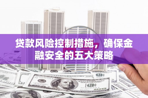 金牛贷款风险控制措施，确保金融安全的五大策略
