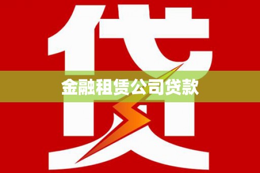 金牛金融租赁公司贷款