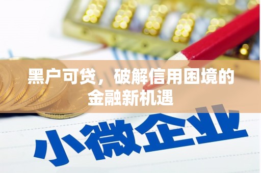 金牛黑户可贷，破解信用困境的金融新机遇
