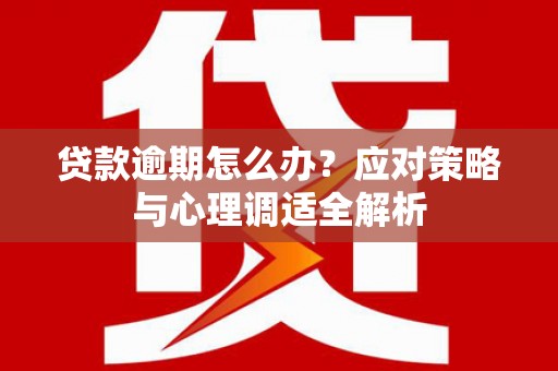金牛贷款逾期怎么办？应对策略与心理调适全解析