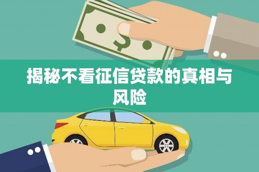 金牛揭秘不看征信贷款的真相与风险