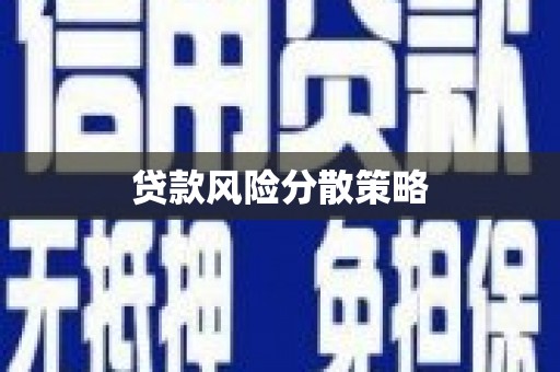 金牛贷款风险分散策略