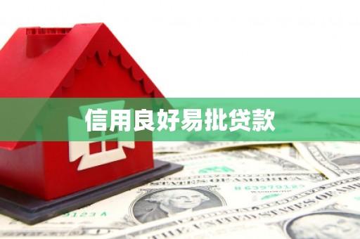 金牛信用良好易批贷款