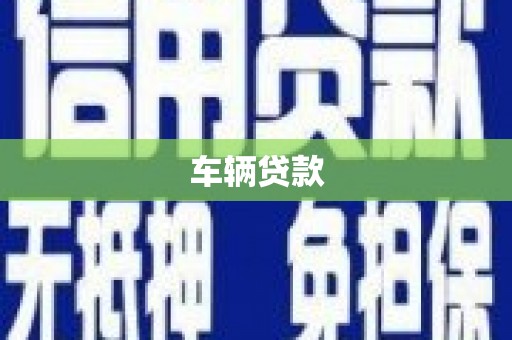 金牛车辆贷款