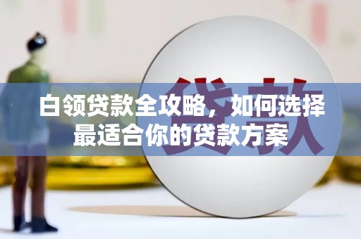 金牛白领贷款全攻略，如何选择最适合你的贷款方案